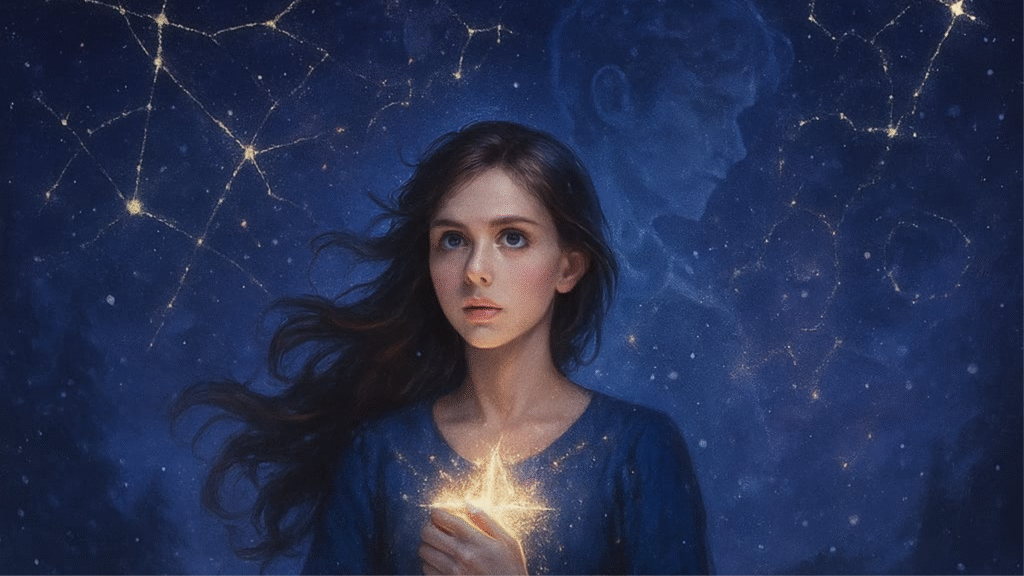 When stars fall for her